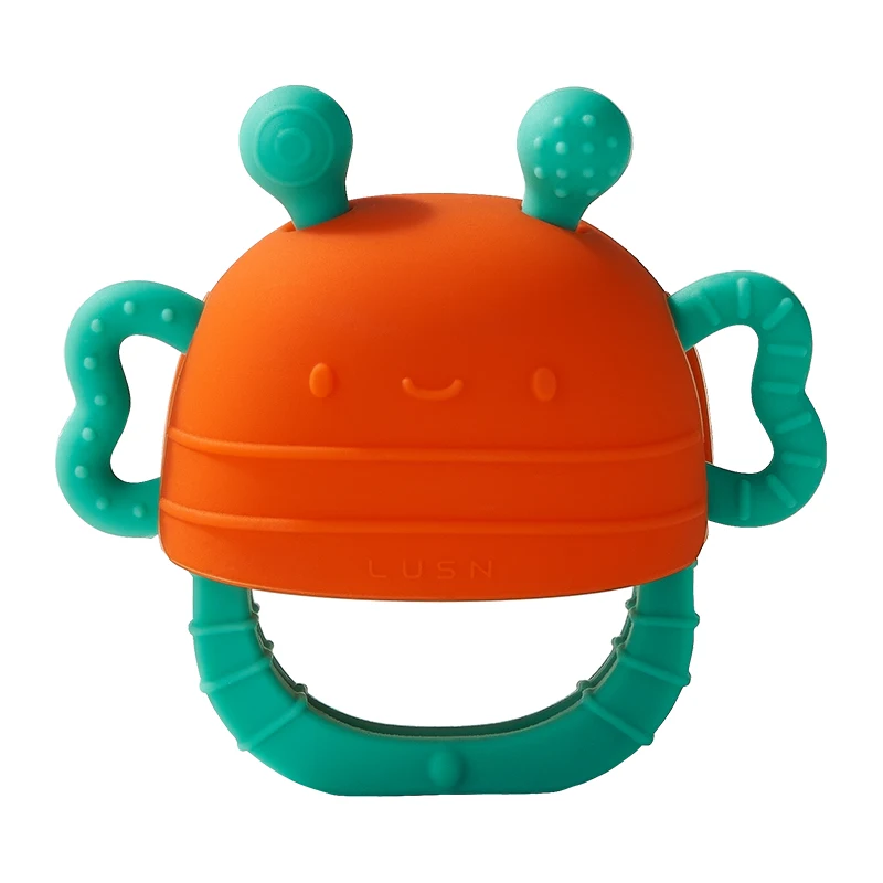 Omnibearing Care Of Gums Little Bee Infant Teether Sensory Toys Food Grade Liquid Silicone Baby Gloves Teether