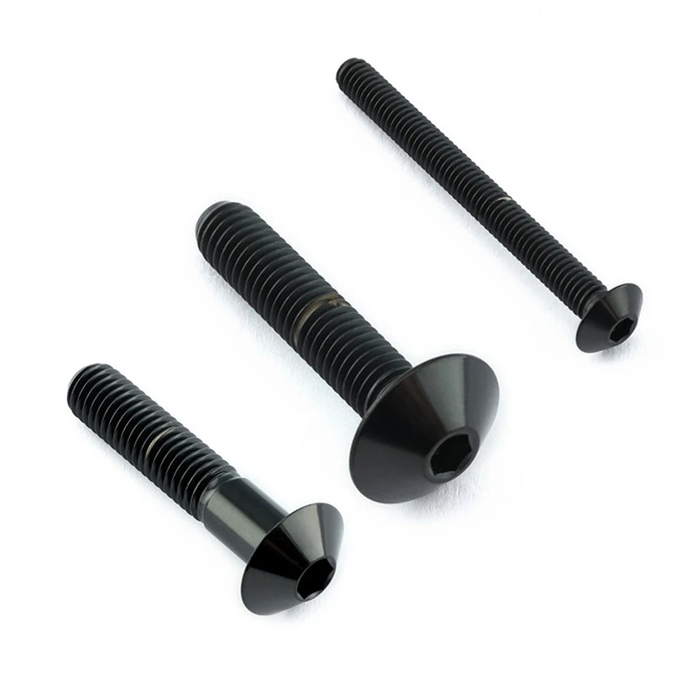 Mercedes benz titanium bolts for mountain bike water cage custom torx double tapered round head stem caliper pin bolts