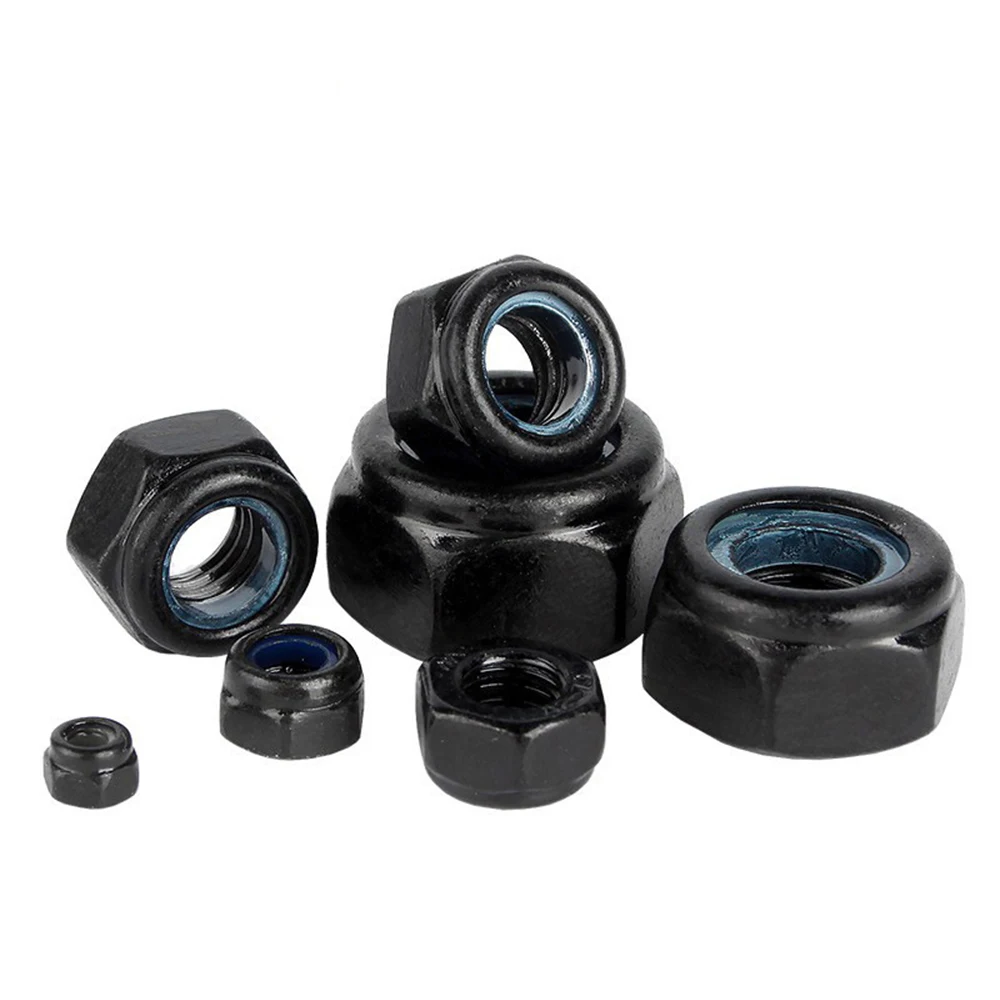 Stainless And Steels Boxonly Hex Lock Nuts For Automobile Construction Machinery Shipbuilding Nylon Insert Lock Nuts