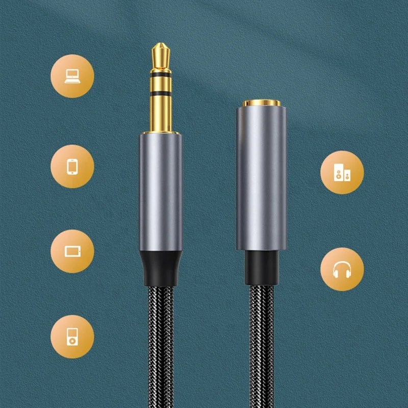 SOTAKO Best price Extension 3.5mm Stereo Jack Male to Female  Audio Cable