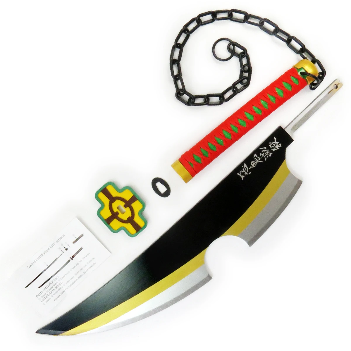 Hot Salling Anime Sword Demon Slayer Uzui Tengen cosplay Toy Sword