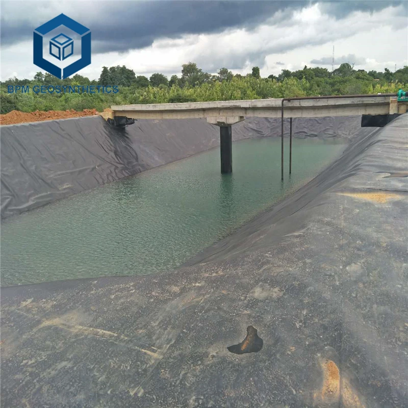 Plastic Rain Water Harvesting System Hdpe Geomembrane 500 Micron Geomembrane Liner Water Tank