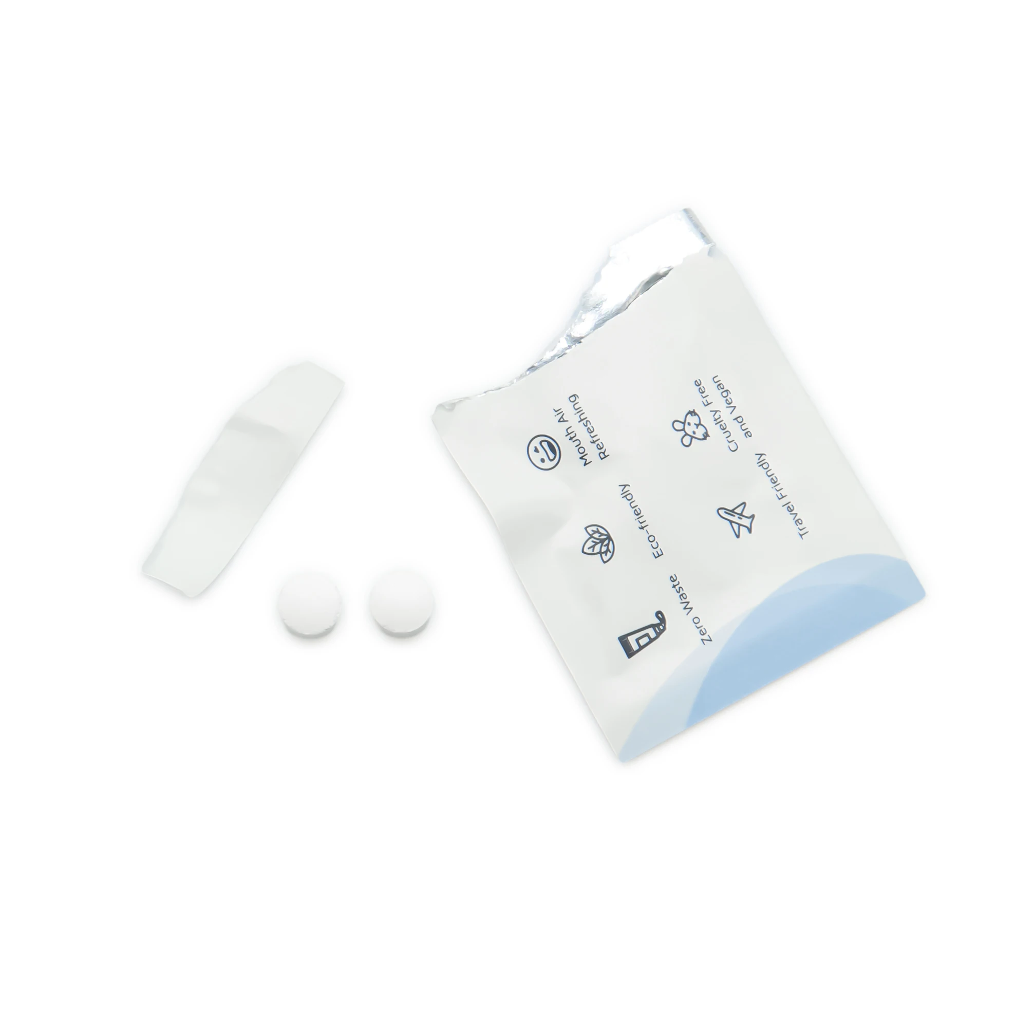 Organic Teeth Whitening Toothpaste Tablets Hotel Oral Care Fresh Breath Toothpaste Tablets with Fluoride