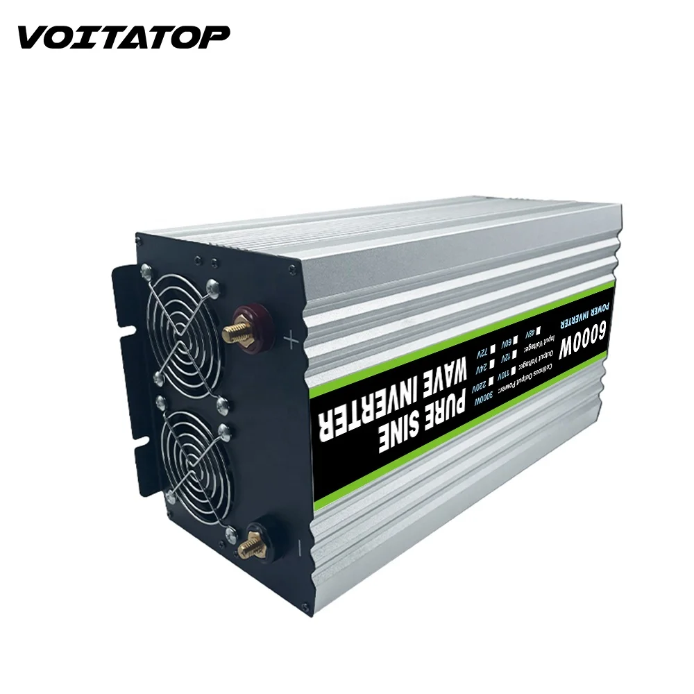 Factory Price 3000W 6000W Pure Sine Wave Inverter 12V 24V 220V Inverter dc to ac converter with Overload Protection