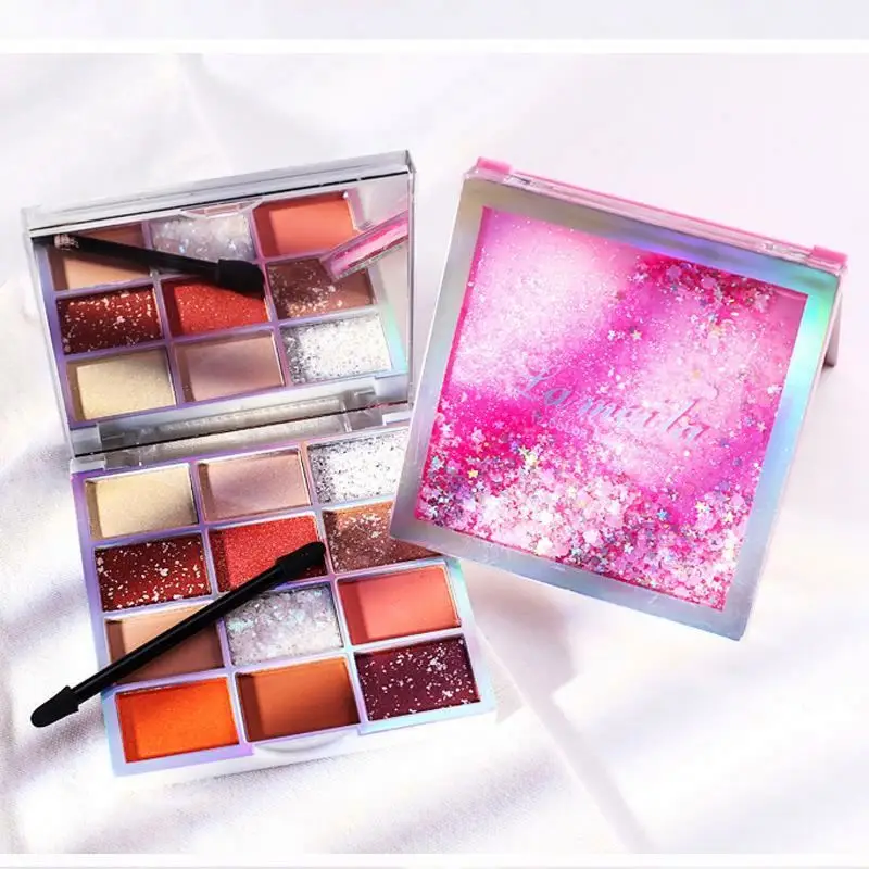 
12 Color New Private Label Professional Matte Makeup Eye Shadow Glitter High Quality Eyeshadow Makeup 