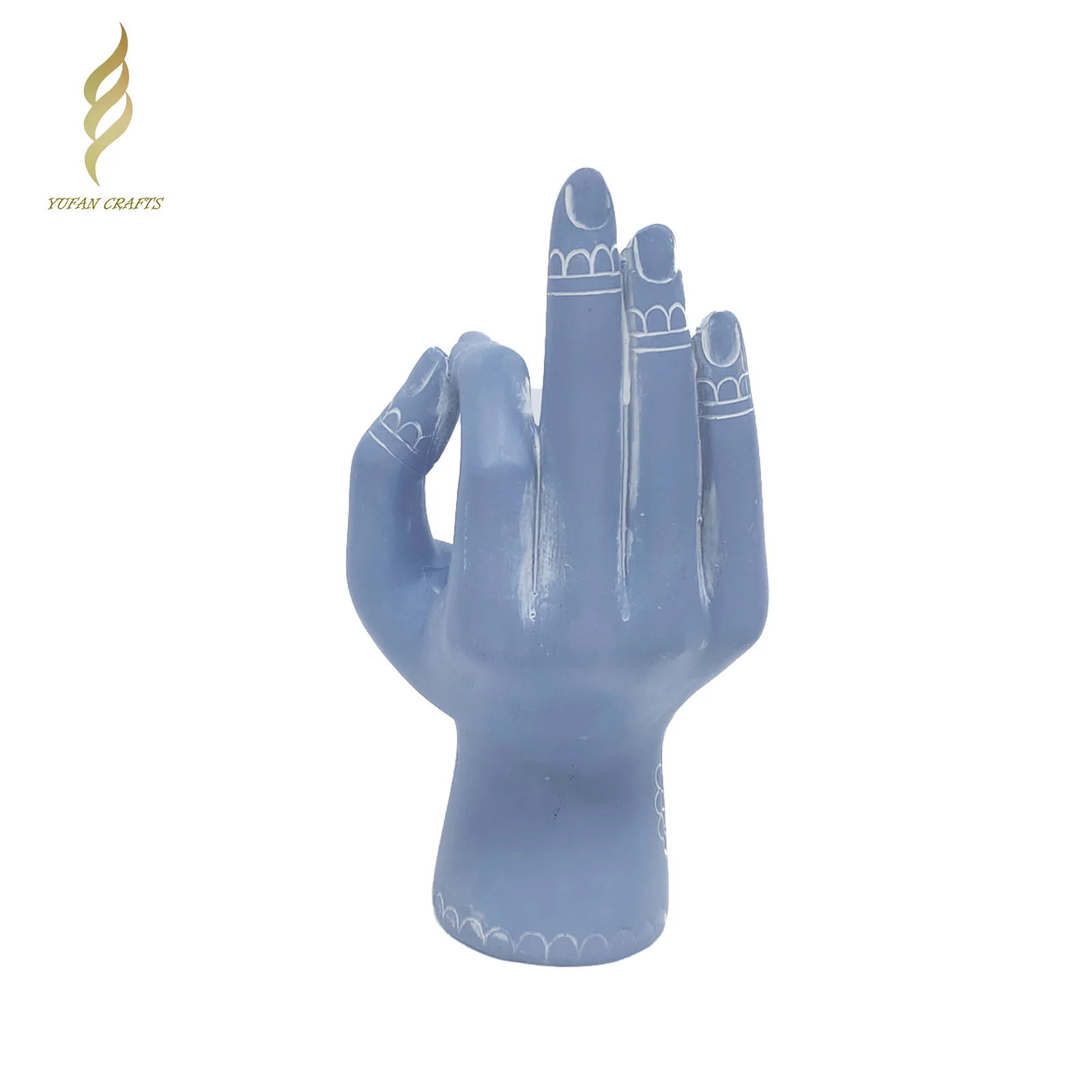  Новый цветной подсвечник Mudra скульптура для домашнего декора из смолы ручной