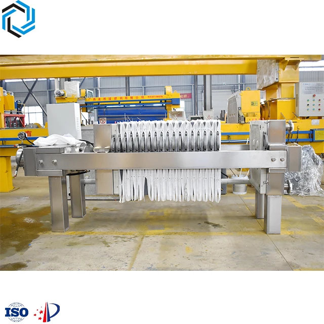 Sludge dewatering machine automatic high pressure diaphragm stainless steel filter press