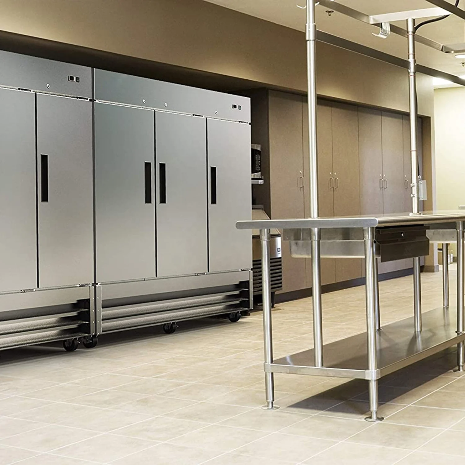 Нержавеющая сталь коммерческий верикальная холодильная камера 3 двери холодильника