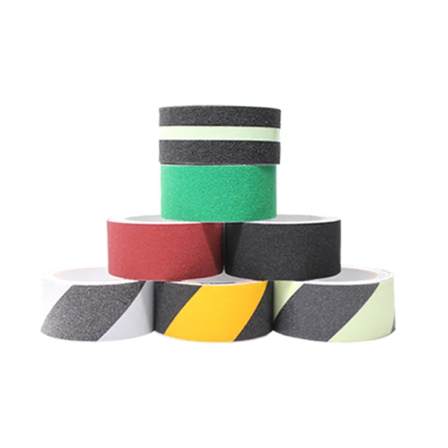 Custom Anti Slip Tape High Traction,Strong Grip Abrasive Not Easy Leaving Adhesive Residue Indoor & Outdoor with Measuring Tape