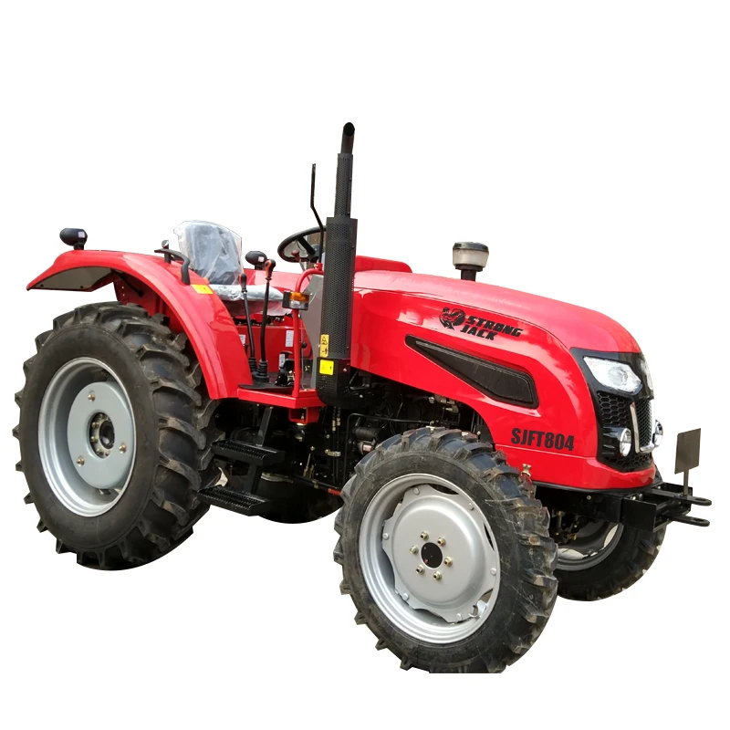 Китай низкая цена 50Hp 60 л.с. 70Hp 80Hp 90Hp 100Hp 4WD фронтальный погрузчик 4 колеса трактора