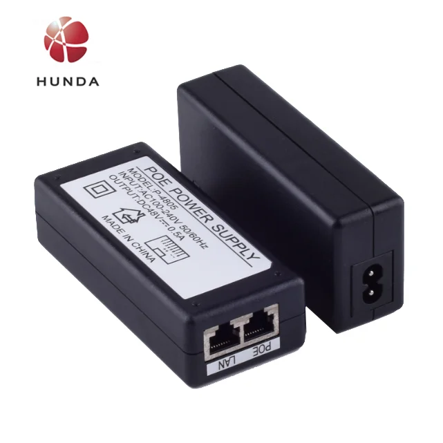 Настольный POE-инжектор питания 24 В 48 В 0,5 А 1 А адаптер Ethernet источник питания 10/100/1000 м/с PoE для ip-камеры