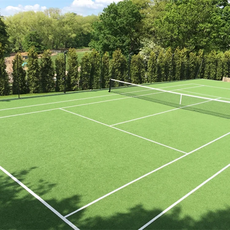  Искусственный дерн для теннисного корта Padel 10 мм зеленый цвет SBR латекс/PU 3/16 дюйма MCG-D-1055G Pp + pp/pp net 5 лет