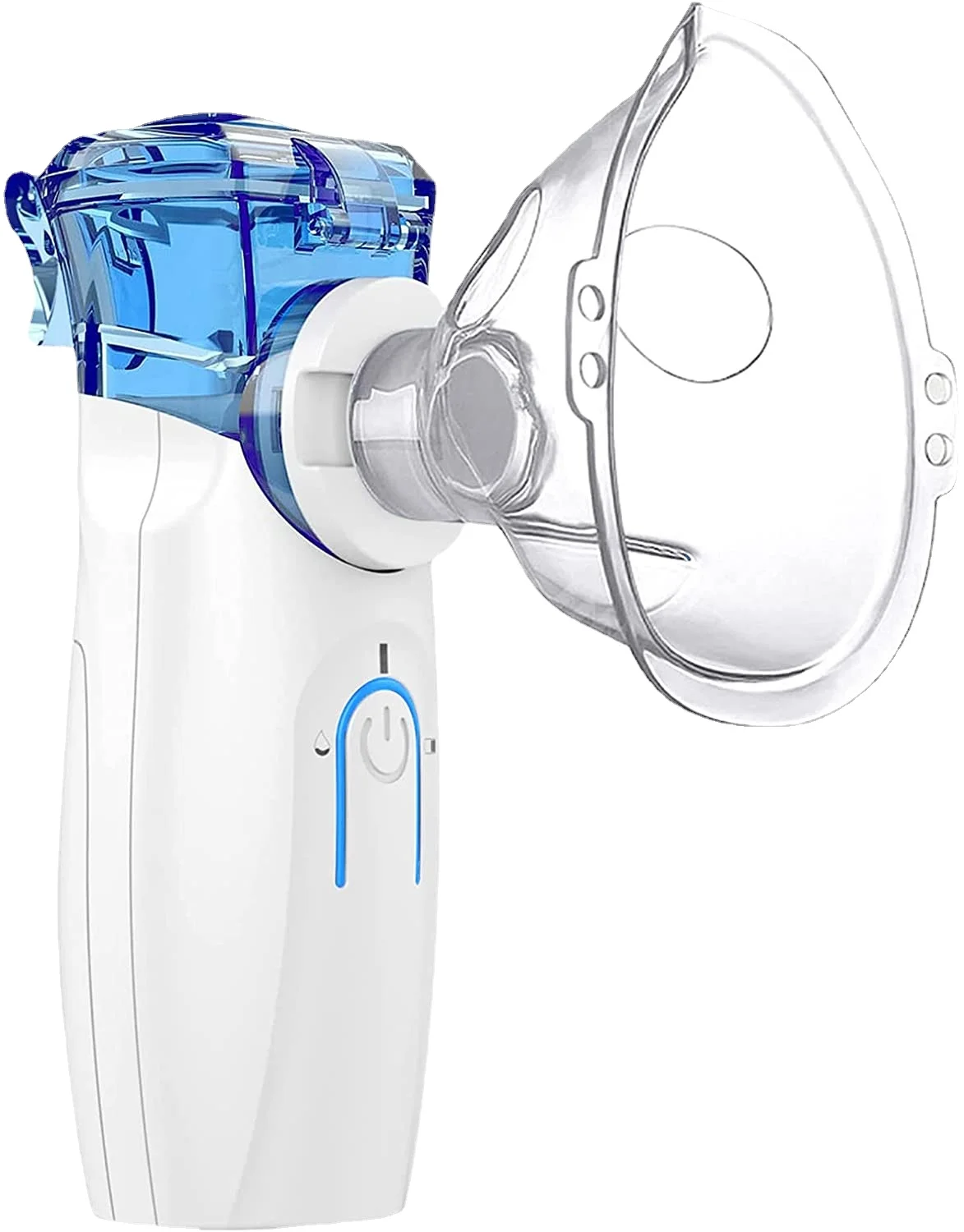 Portable Mesh Nebulizer, Cool Mist Steam Inhaler for Moisture, USB/Battery Operated Nebulizer Machine