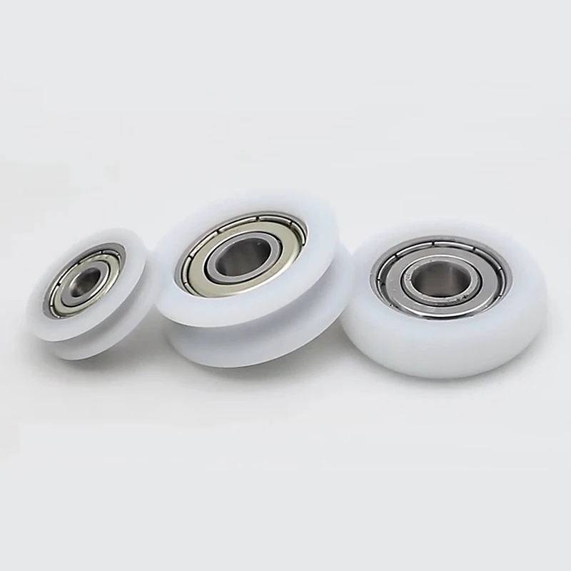 BSU68622-8 U Type Groove Pulley Nylon Guide Rolling Bearing 6x22x8mm U Groove Roller Wheel for Door Window