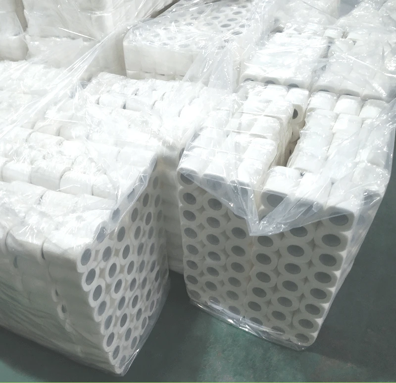 Wholesale Private Label Ultra Soft 3 Ply Water Soluble Toilet Tissue Hygienic Bathroom Bamboo Toilet Paper Roll