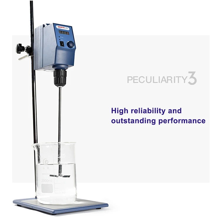 DLAB Laboratory Digital Display Viscosity Lab Electric High Speed Mixer Overhead Stirrer 20L