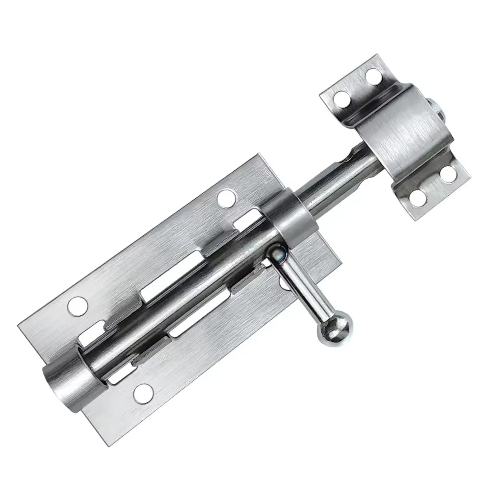 Small Oval Cylinder Custom or Standard Oem Low Price Stainless Steel Door Lock Flush Sliding Bolt Security Flush Dead Door Bolt