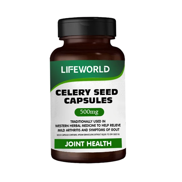 Herbal Health Supplement  Purge Uric Acid Flush Detox Celery Seed Extract Joint Support Active Mobility Healthcare Supplements