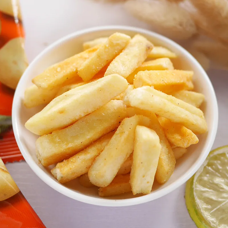 wholesale exotic snacks vegetable snacks non fried french fry cones butter honey flavored potato chips french fries