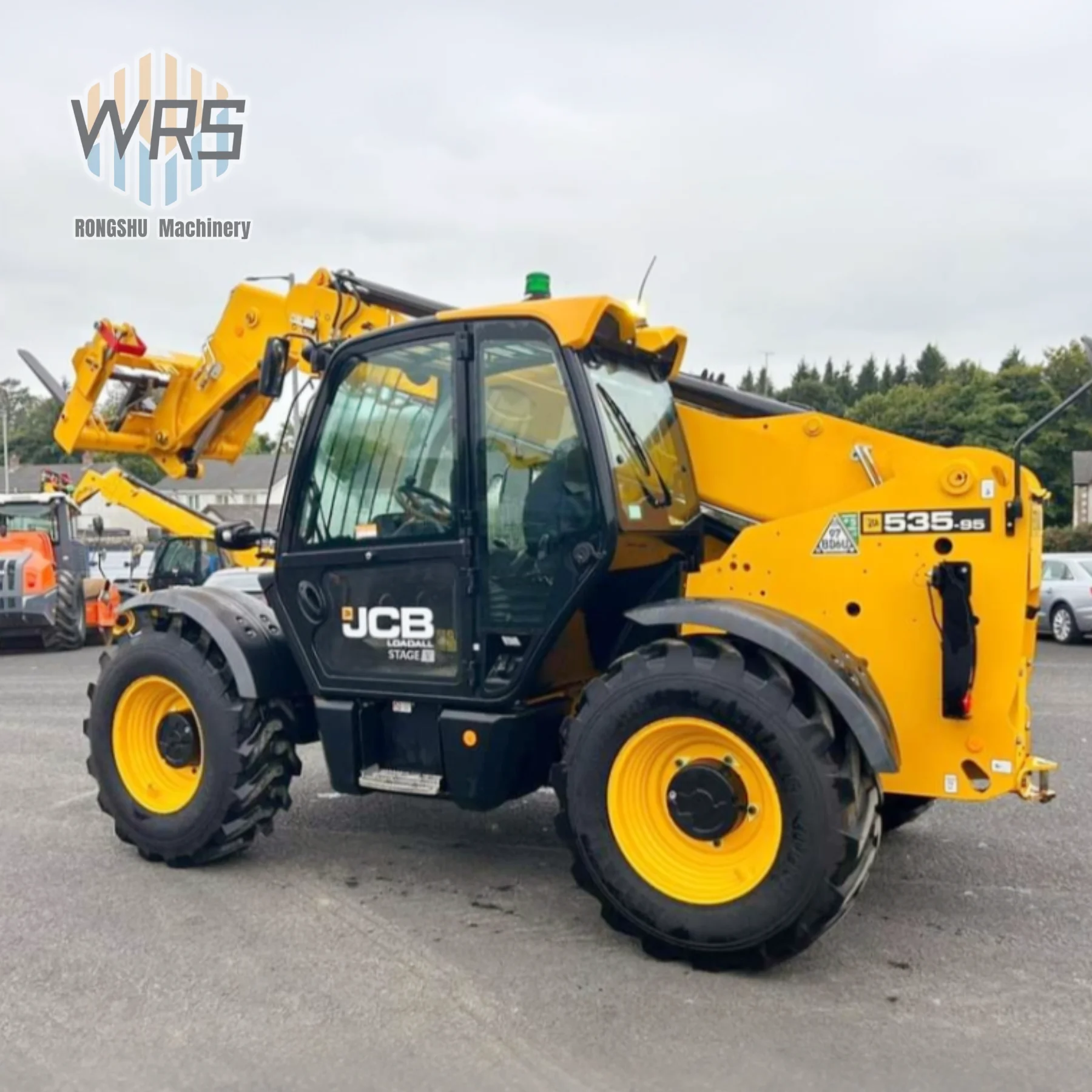 Используемый Телескопический вилочный погрузчик Jcb 535 оригинальный телескопический продажа
