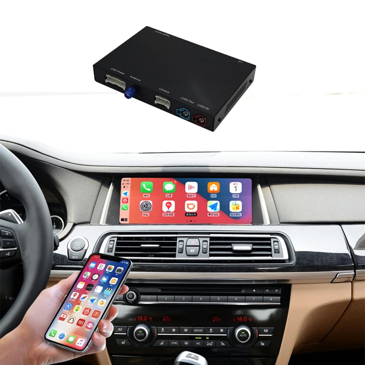 Автомобильные гаджеты Мультимедийный адаптер беспроводной Carplay Android Auto для системы BMW F10 F11 NBT