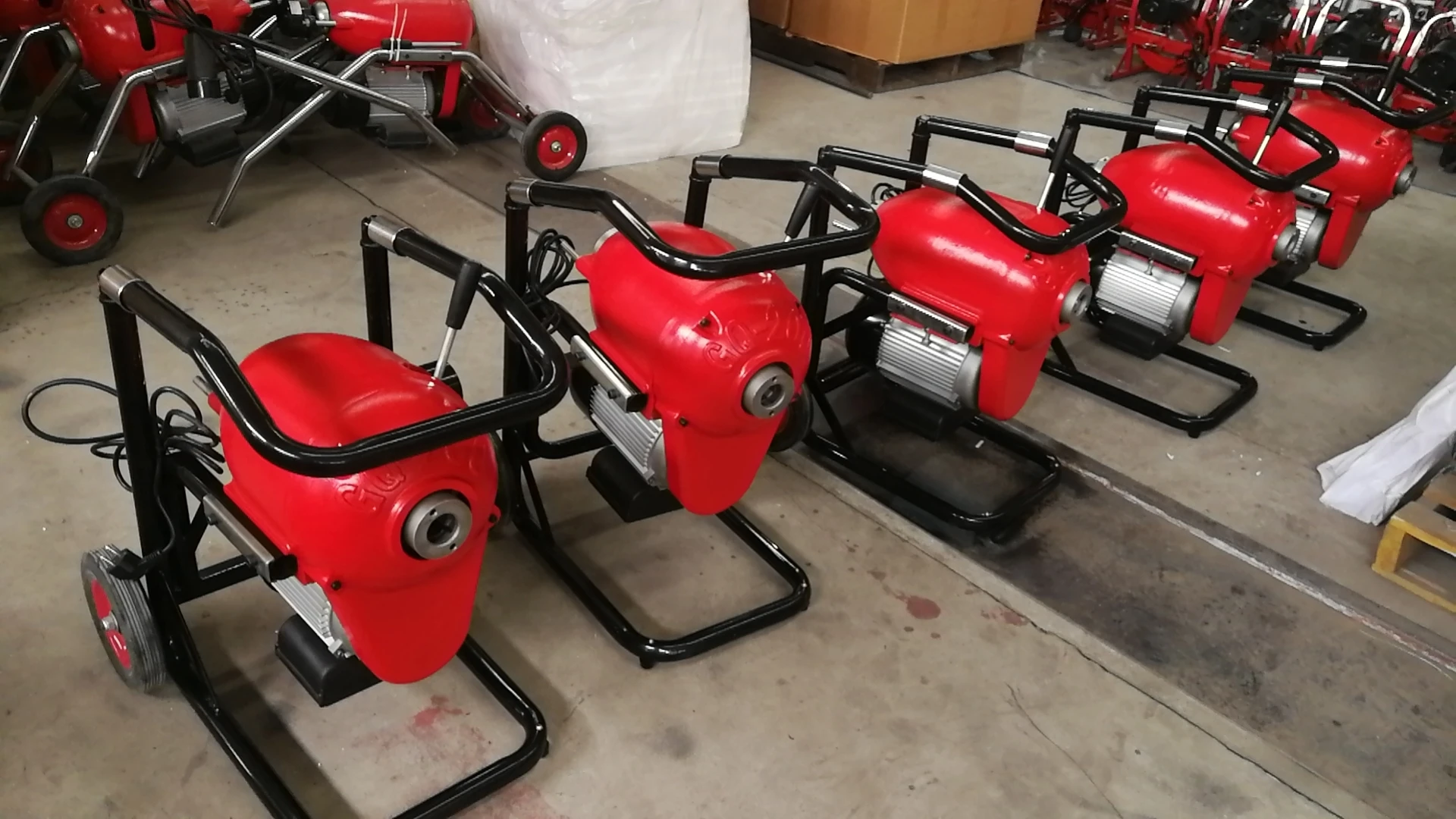 30MM Drain Pipe Cleaning Machine Multifunctional Portable Electric Tube Sewer Cleaning Drain Cleaner Machine