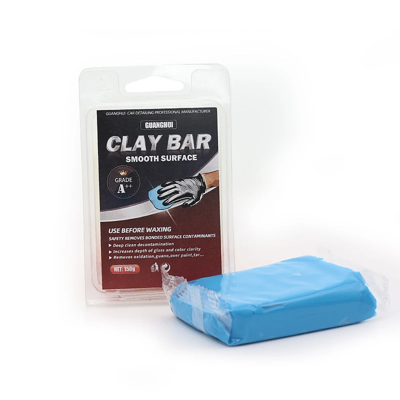 Auto detailing products car clay bar Car windshield glass wheel cleaner aggressive style blue 100g Clay bar car washing mud