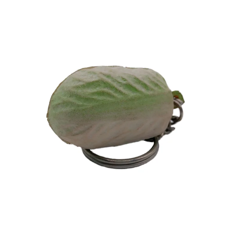 Simulated Food Vegetable Pendant Stress Ball Cabbage Key Chain New Squeeze Manufactory Squeeze Toys