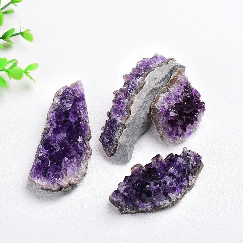 Wholesale High Quality Natural Crystal Healing Stones Geode Pieces Raw Dark Purple Amethyst Clusters for Decoration