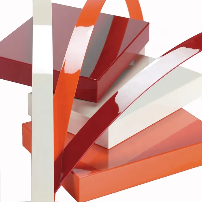 High quality pvc bathroom furniture colorful high gloss edge bandingfor funiture