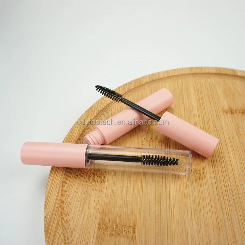 10 ml Empty Pink Mascara Tube and Wand Containers Lipgloss Tubes Bottle Make Up Samples Travel Accessory