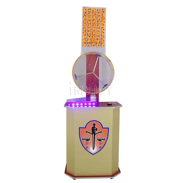  Custom color Stirring lottery machine slot gaming with 200pcs