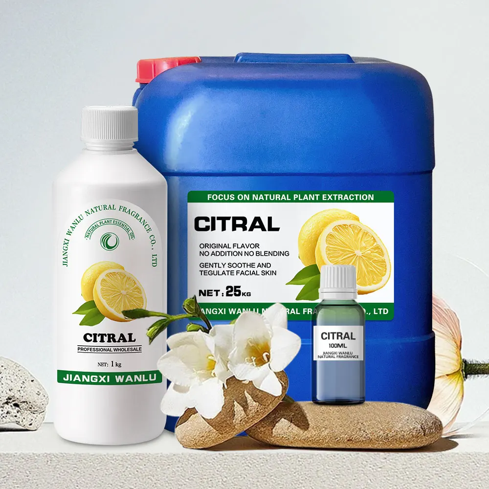 High Purity  Citral 99% CAS 5392-40-5 Natural Origin Pure Citral For Food With Fast Delivery