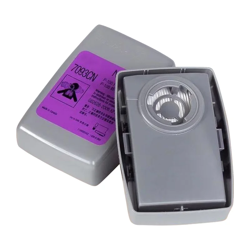 Gas mask filter box 7093 P100 High efficiency dust filter box  Glass fiber filter aint Spraying Chemical Grinding Welding Miners