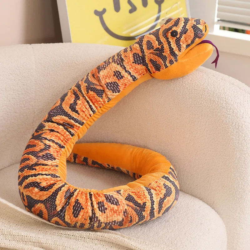 Wholesale Creative Simulation Plush Animal Hand Puppet Toys Stuffed Snake Dolls Children Birthday Gifts Plush Snake Hand Puppet