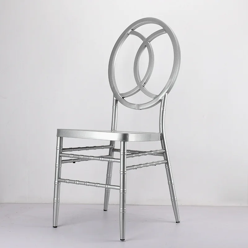 Cheap Price Pp Metal Modern Dining Restaurant Cross Back Acrylic Wedding Banquet Hotel Chair