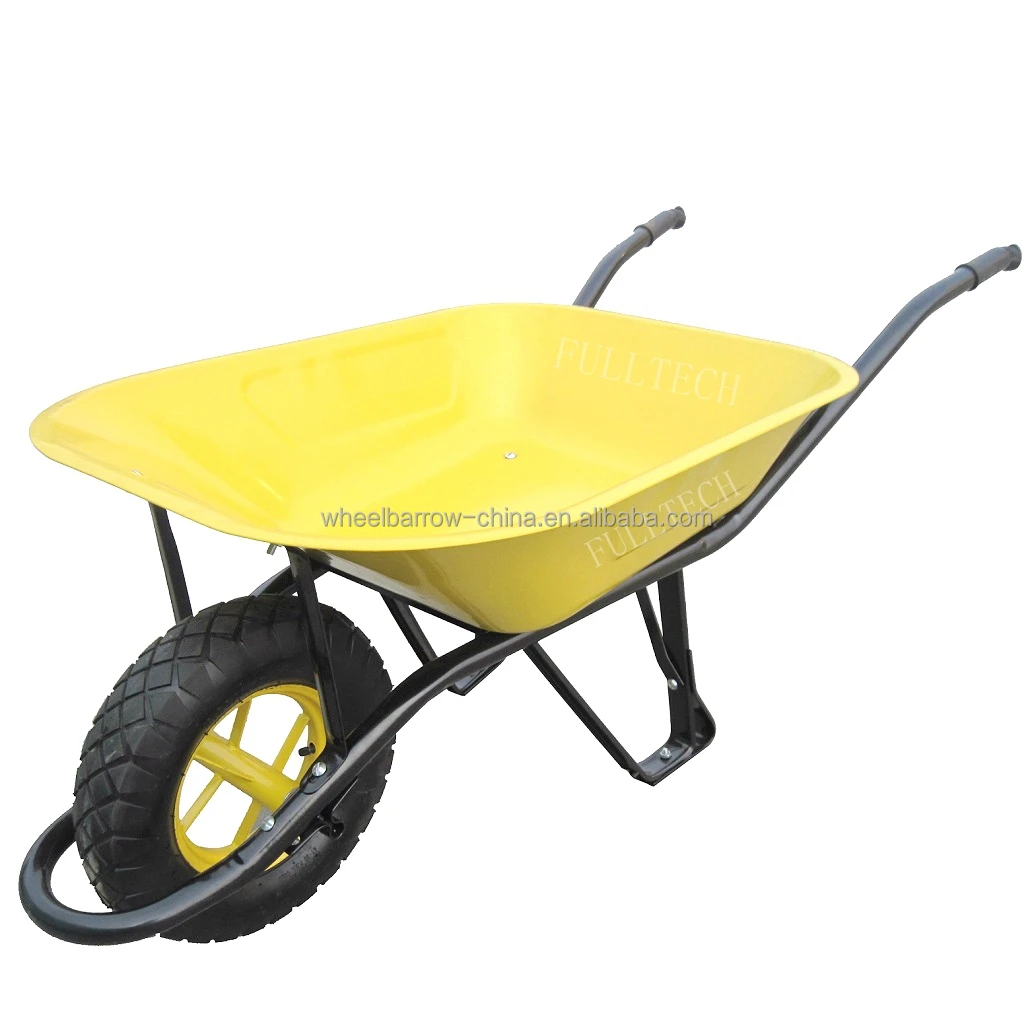 France model wheelbarrow WB6400 65L wheel barrow PU FOAM for Middle Eastern Saudi Arabia Kuwait Yemen,Oman,Bahrain,Qatar Gabon