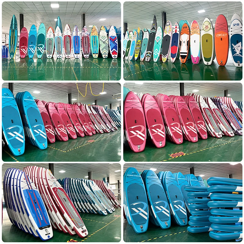 RIDEWAVE BSCI/EN/CE 2 person Sup wholesale OEM quality 12 ft soft surfboard surfing fishing inflatable stand up paddle board
