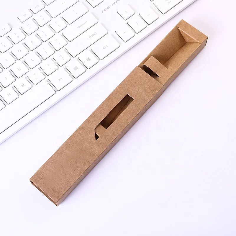 Оригинальная Складная недорогая упаковочная коробка из крафт-бумаги с одной ручкой оптом