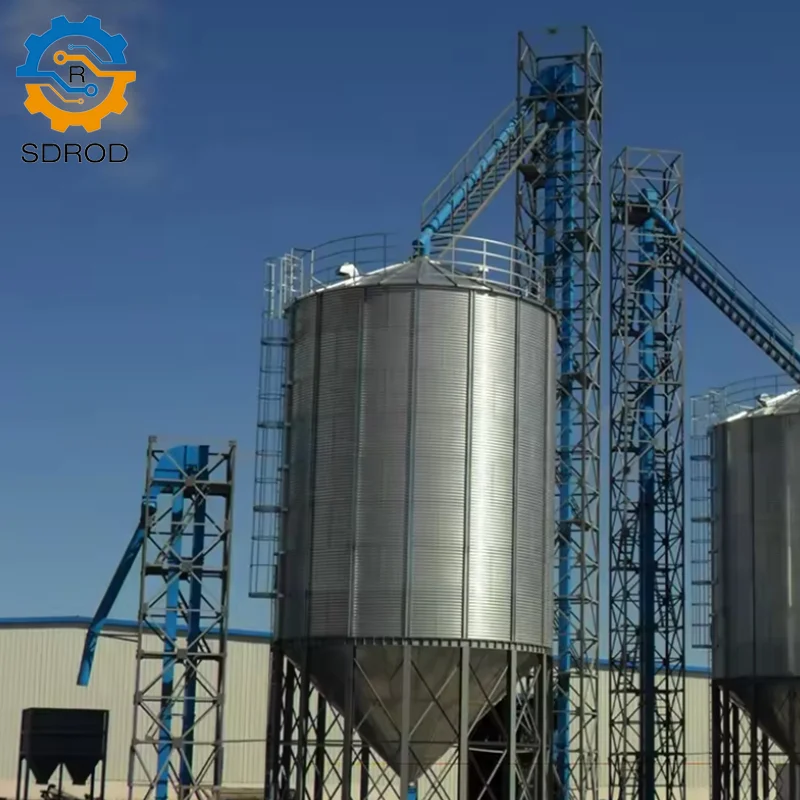 SDROD professiont customized pellet seed cereal storage 10ton 200 grain steel silo 100 ton grain silo price grain silo prices