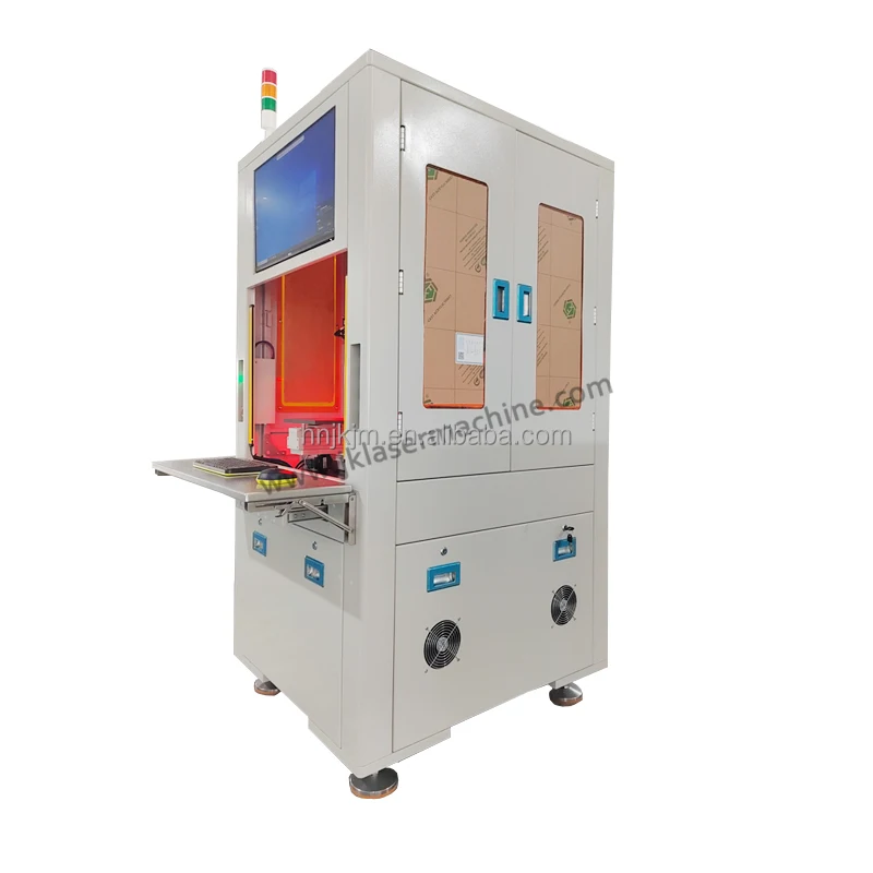 automatic spiral path fiber laser welding machine for Automotive aerospace electronics textiles medical power machine part