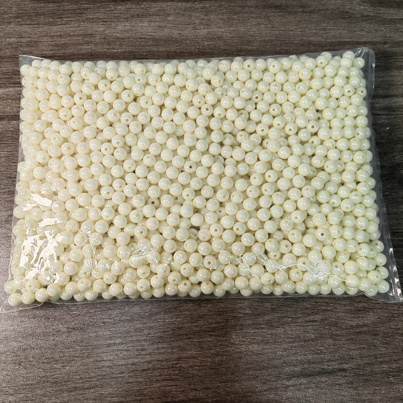 Spot ABS pearls cheap plastic pearls round  wholesale high-quality white imitation pearls