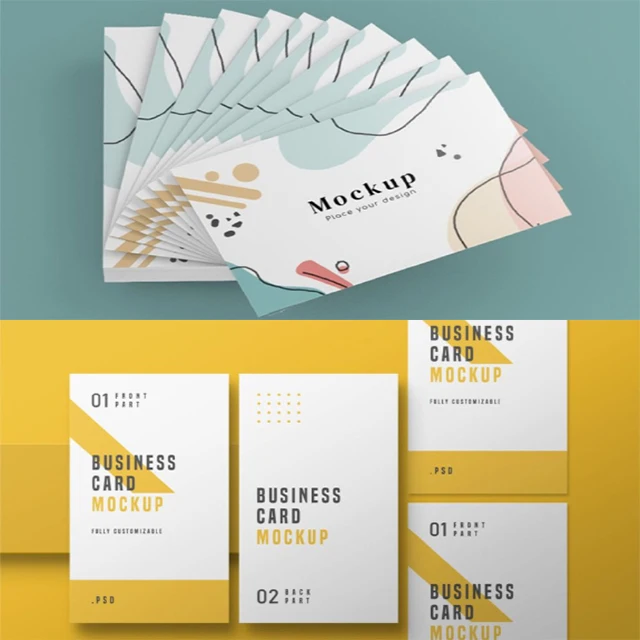 Custom Paper Name Card Embossing Art Paper Custom Business Card