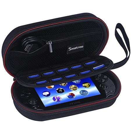 Чехол для переноски Smatree P100, совместимый с PS Vita, PS Vita Slim,PSP 3000 (без крышки) (консоль и аксессуары в комплект не входят)