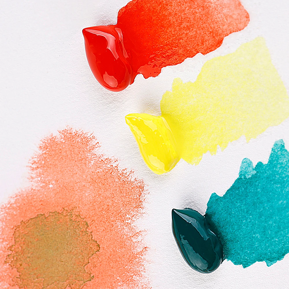 Xin Bowen Professional Pigment 12ML 24 Colors Water Color High Quality Watercolor Paint Set for Painting With OEM ODM Service