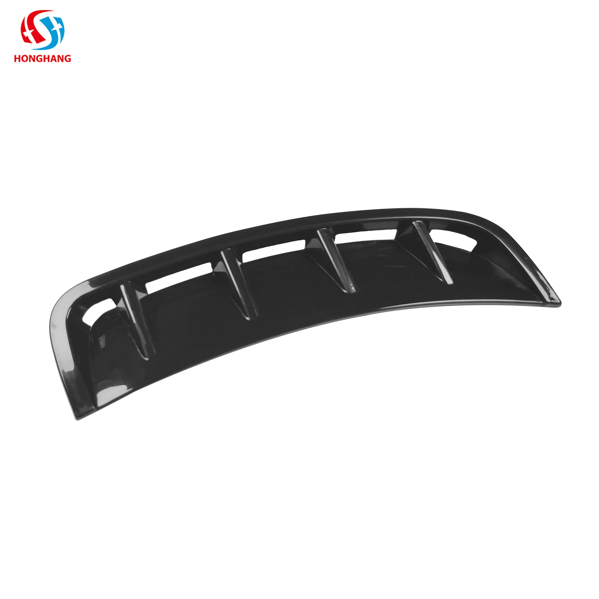 Honghang Factory Universal Car Fender Side Vents Air Flow Intake Grille Sticker Trim Cover Decoration Type G Carbon Fiber