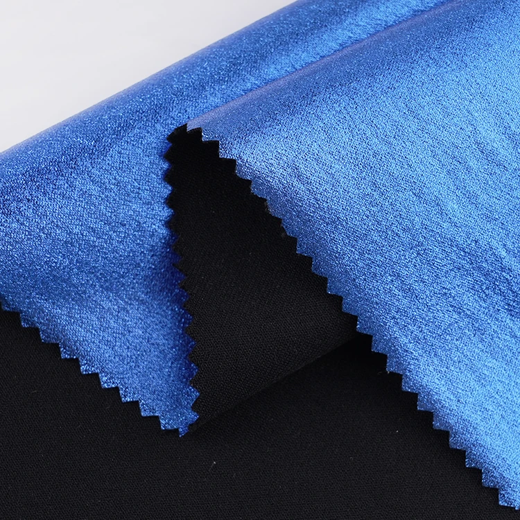 Wholesale Customizable Pu-coated Jeans High Stretch Twill Style Braided Dyeing Clothing Fabrics for Boys Girls Woven Technics