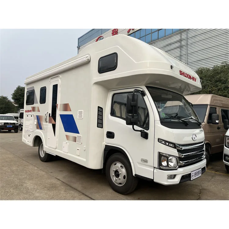Ручная коробка передач 4x2 YUEJIN S100 небольшой дом на колесах для кемпинга