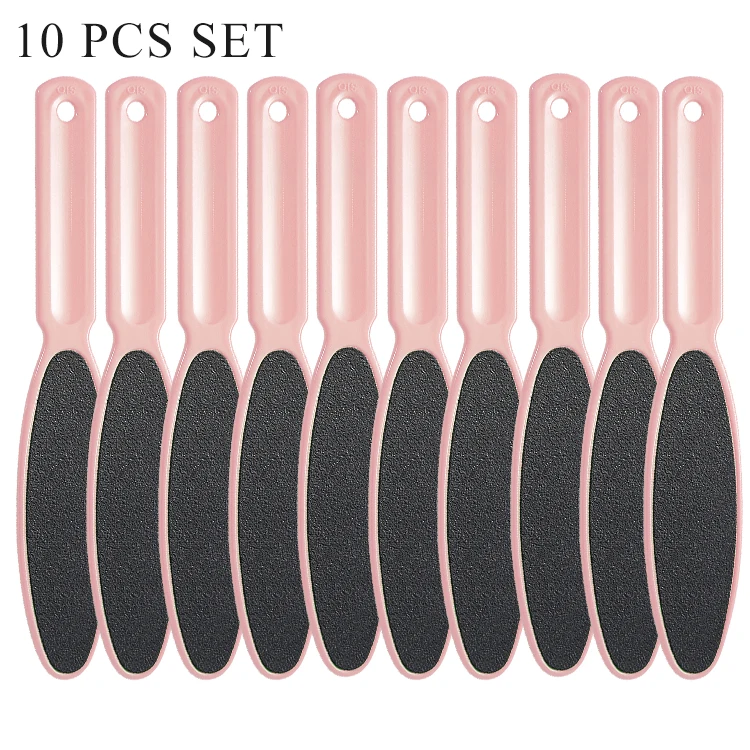 10 PCS disposable foot scrubber remove foot dead skin pedicure callus remover plastic foot file set
