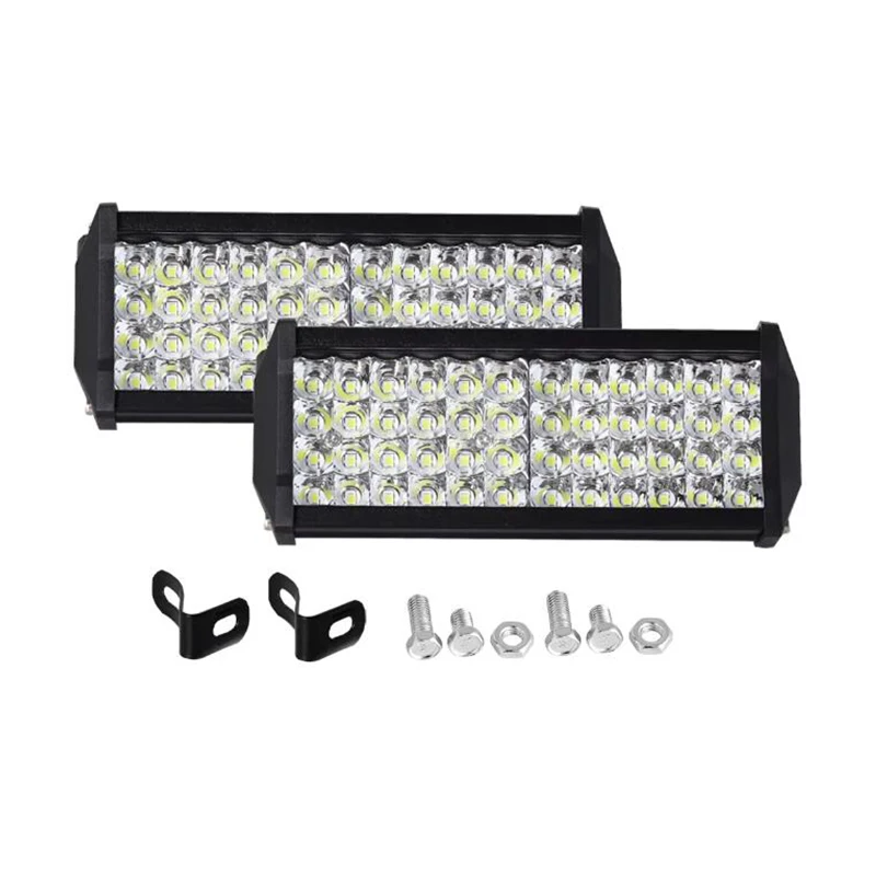 144W LED Work Light Bar Sport Lamp Offroad Driving Truck Car Accessory for Truck Car SUV 4x4 Boat Tractor LED Headlights
